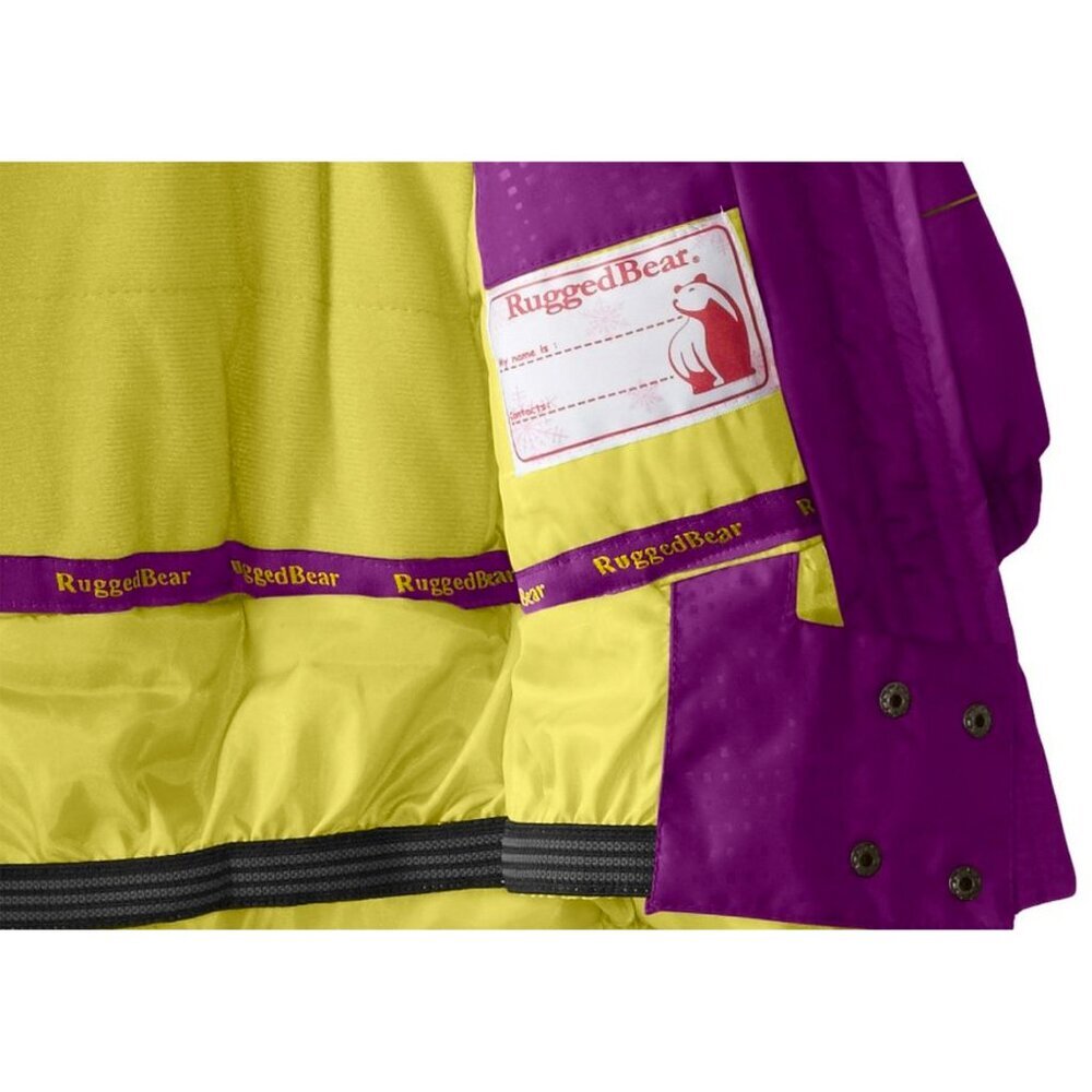 Rugged Bear Baby Girls Snowsuit-Style Winter Puffer Coat Hooded Jacket - Picture 8 of 9